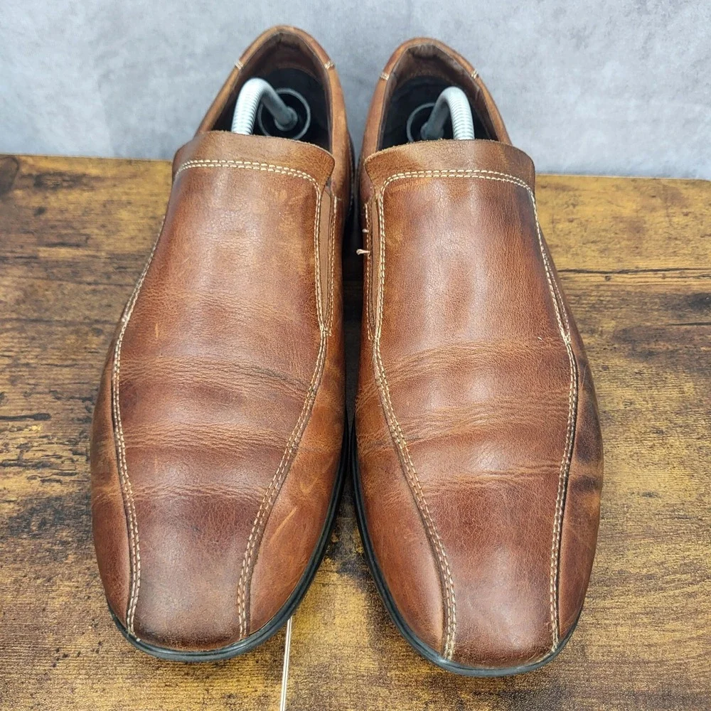 Cole Haan Air Loafer Mens Size 11 M‎ Brown Leather Slip On C11015 Comfort Shoes